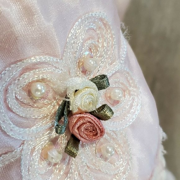 Girls Circle Pageant Party Dress Light Pink Lace‎ - Picture 3 of 11